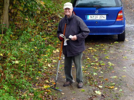 Auch im Wald wird aufgerumt.