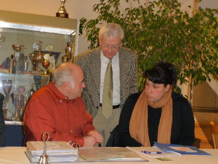 Jahreshauptversammlung 2009 - Helmuth Pickel; Franz Reuter; Bianka Knopp