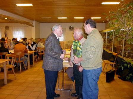 JHV 2012 Andreas Michl Ehrung fr 50 Jahre Mitgliedschaft.