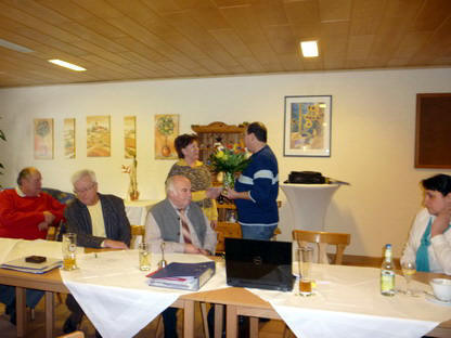 Gerlinde Pickel wurde fr ihre 30 jhrige Hilfe und Untersttzung im Verein gedankt.