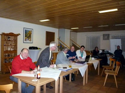 Nach den Neuwahlen des Vorstandes. Das neue Team.