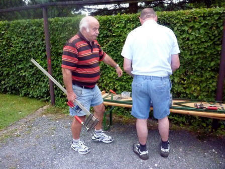 Der Abbau. Was zum Opfer fllt, wird sofort repariert.